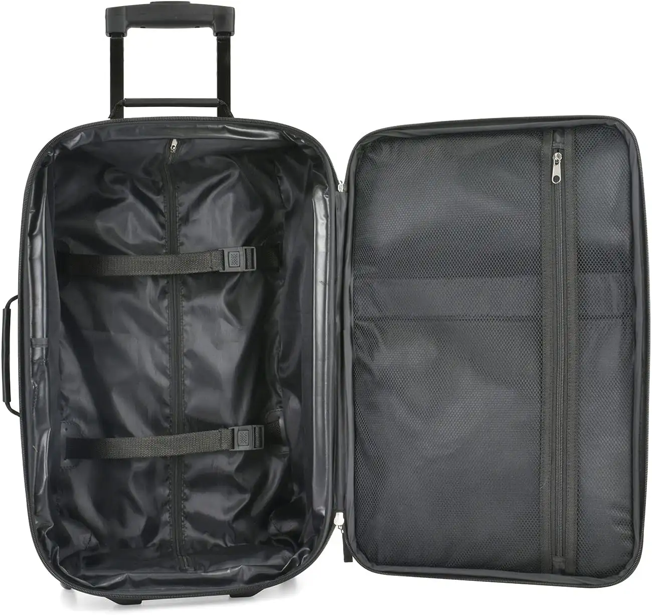 U.S. Traveler Rio Lightweight Carry-On Suitcase 20 Softside Expandable Design, Business and Travel, Blue, Set - 71B4Zq3uRYL._AC_SL1500_